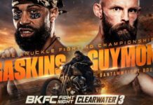 BKFC Fight Night: Gaskins vs. Guymon – Live Results and Highlights from Clearwater