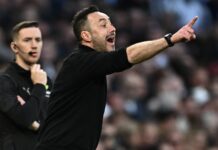 Tottenham adopt not-for-sale stance with De Zerbi impressed by youngster in training