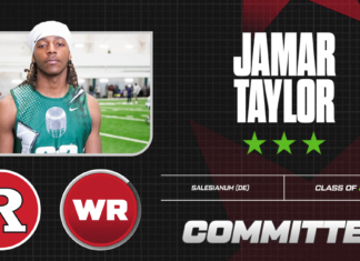 Big-frame WR Jamar Taylor, whom Rutgers compares to KJ Duff, commits to Scarlet Knights