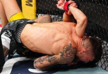 Yaroslav Amosov Locks in Nasty Arm Triangle to Submit Joel Alvarez – UFC 328 Highlights
