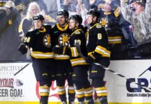 Bruins win Game 2 to square series